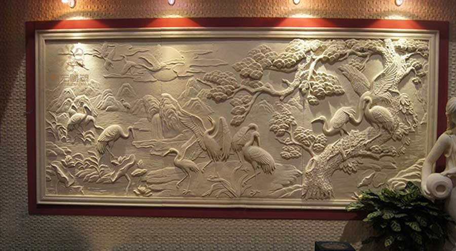 郑州酒店砂岩浮雕